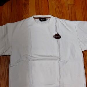Men's White Harley Davidson T-shirt